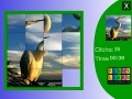 Gra Slide puzzle: Alone Stork 