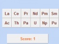 Gra Periodic table in a minute