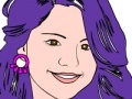 Gra Selena Gomez Сoloring game