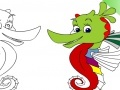 Gra Seahorse: Coloring