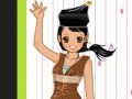 Gra African Girl dressup
