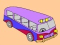 Gra Modern school bus coloring