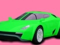 Gra Superb Green Car: Coloring