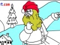 Gra Santa And Angel: Coloring