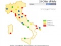 Gra 25 cities of Italy