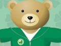 Gra Lovely Bear Green Decor