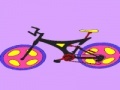 Gra Amazing yellow bike coloring