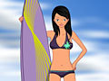 Gra Surfer Girl Dress Up