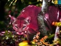 Gra Pink cougar puzzle