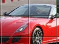 Gra Puzzles Red Ferrari