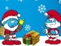 Gra Smurfs puzzle