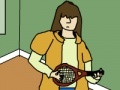 Gra Tennis Racket Guitarist