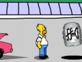 Gra The Simpsons In Homers Beer Run