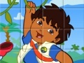 Gra Sort my tiles. Dora the explorer