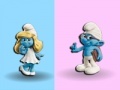 Gra Smurfs. Colours memory