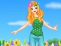 Gra Showy flowers girl