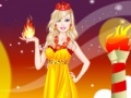 Gra Barbie Fire Princess Dress Up