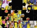 Gra Simpsons characters puzzle