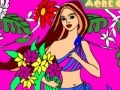 Gra Kid's coloring: Beautiful girl 2