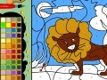 Gra Little lion coloring