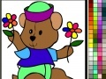 Gra Coloring bear cub