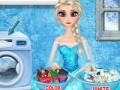 Gra Elsa Washing Clothes