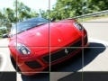 Gra Puzzles Red Ferrari 2011
