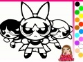 Gra Powerpuff Girls coloring