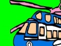 Gra Colorful military helicopter coloring