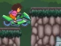 Gra Dora riding motorcycle
