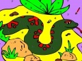Gra Snake on the land coloring