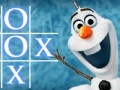 Gra Frozen. Olaf. Tic tac toe