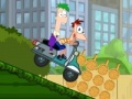 Gra Phineas And Ferb Crazy Motocycle