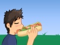 Gra How to properly eat a hot dog