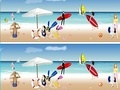 Gra Find 10 Differences on the Beach
