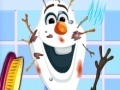 Gra Messy Frozen Olaf