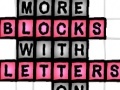 Gra More Blocks with Letters On