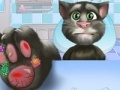Gra Talking Tom. Foot doctor