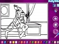 Gra Pink Panther Online Coloring