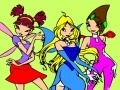 Gra Winx Club: Online Coloring