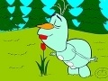Gra Olaf Frozen Fever Corloring