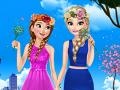 Gra Elsa And Anna: Spring DressUp