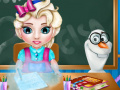 Gra Baby Elsa School Time