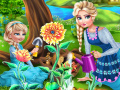 Gra Elsa Mommy Gardening