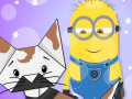 Gra Minion Halloween Origami Cat 