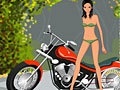 Gra Dress Up - Girl biker