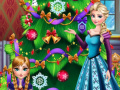 Gra Frozen Christmas Tree Design