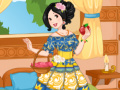Gra Snow White Patchwork Dress