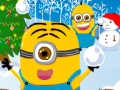 Gra Minions Christmas Snowball Wars