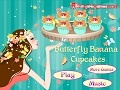 Gra Butterfly Banana Cupcake